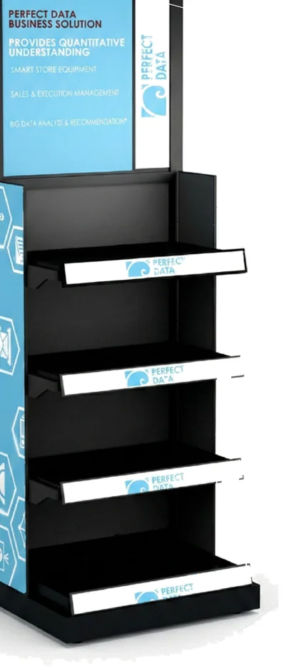 IQ Display — inteligentna końcówka regału z digital signage i półkami sensorycznymi
